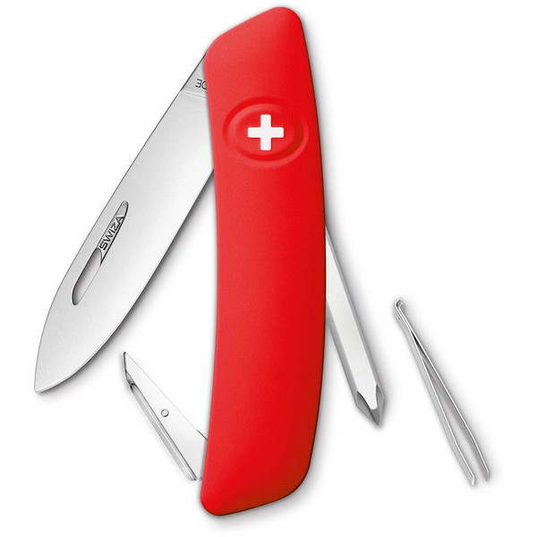 SWIZA Faca D02 Swiss Army Knife, red