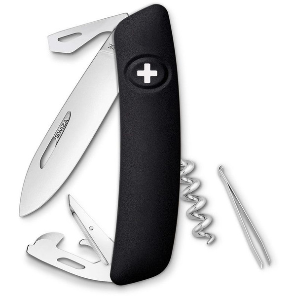 SWIZA Faca D03 Swiss Army Knife, black