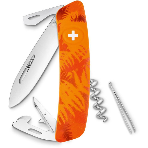 SWIZA Faca C03 Swiss Army Knife, FILIX Camo Fern Orange