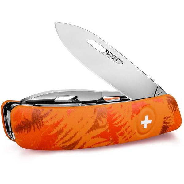 SWIZA Faca Canivete C03 FILIX Camo Fern Laranja