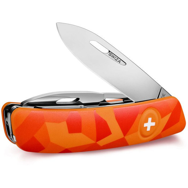 SWIZA Faca C03 Swiss Army Knife, LIVOR Camo Urban Orange