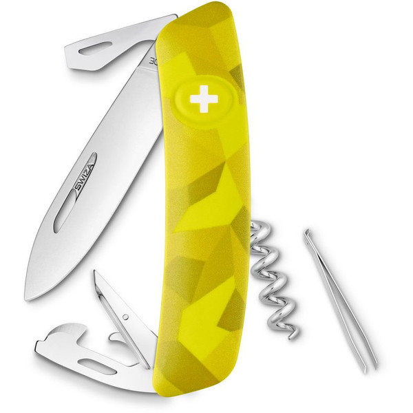 SWIZA Faca C03 Swiss Army Knife, VELOR Camo Urban Moss