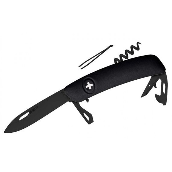 SWIZA Faca D03 Swiss Army Knife, ALLBLACK