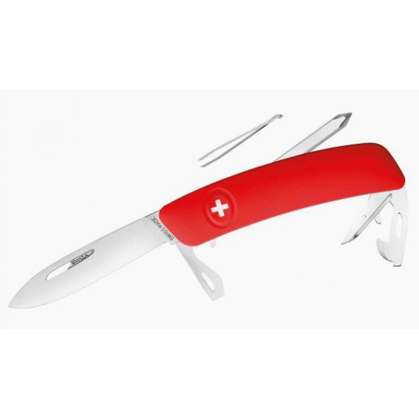 SWIZA Faca Canivete D04 vermelho