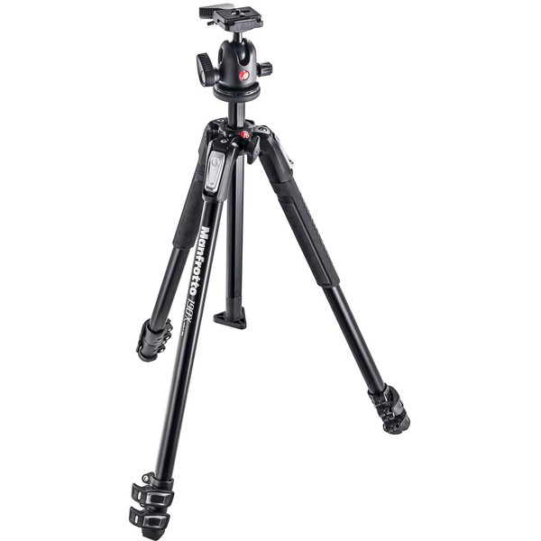 Manfrotto Tripé de alumínio MK190X3-BH com cabeça esférica