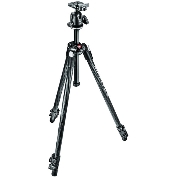 Manfrotto Tripé de carbono MK290XTC3-BH com cabeça esférica