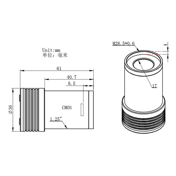 ZWO Câmera ASI 290 MM Mini Mono