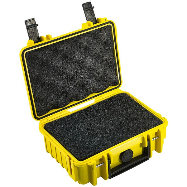 B+W Type 500 case, yellow/foam lined