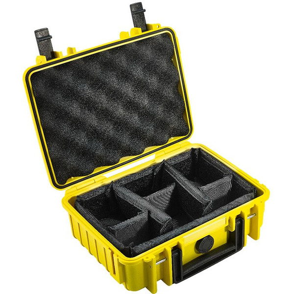 B+W Type 1000 amarelo/compartimentos