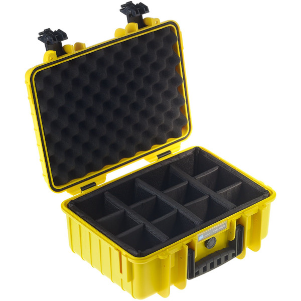 B+W Type 4000 amarelo/compartimentos