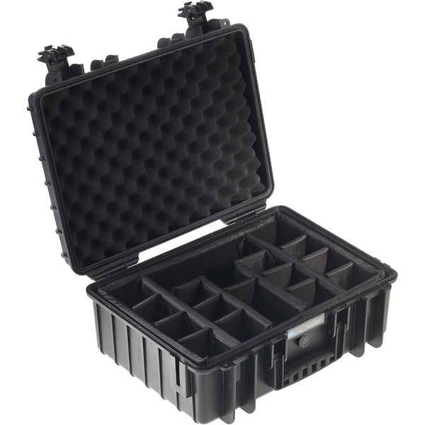 B+W Type 5000 preto/compartimentos