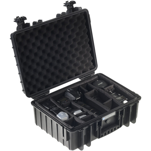 B+W Type 5000 preto/compartimentos