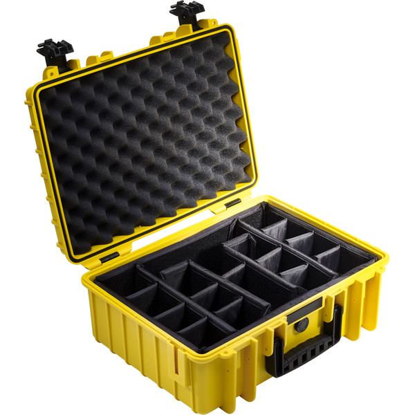 B+W Type 5000 amarelo/compartimentos