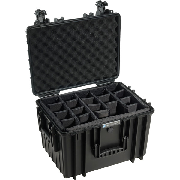 B+W Type 5500 preto/compartimentos
