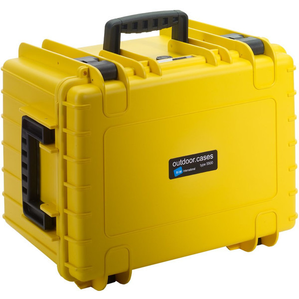 B+W Type 5500 case, yellow/foam lined