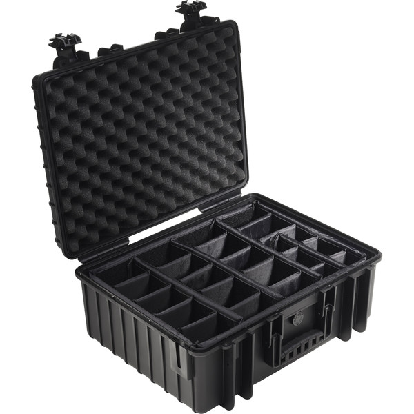 B+W Type 6000 preto/compartimentos