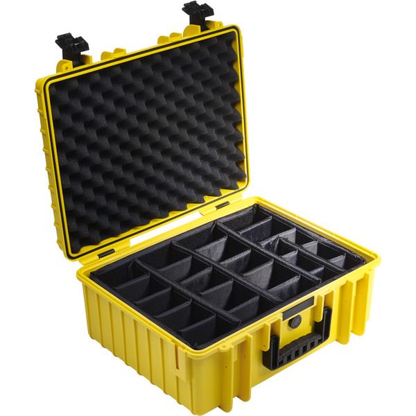 B+W Type 6000 amarelo/compartimentos