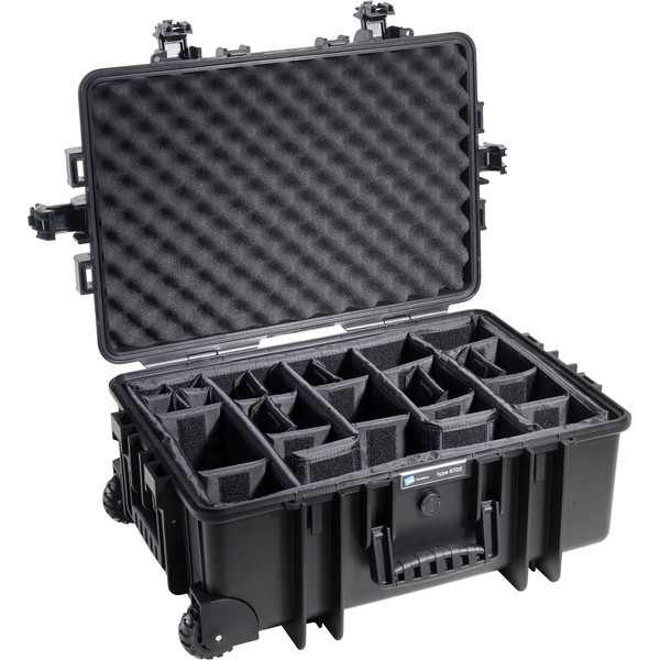 B+W Type 6700 preto/compartimentos