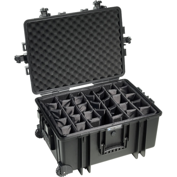 B+W Type 6800 case, black/compartment dividers