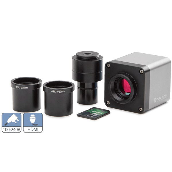 Euromex Câmera HD-Mini, VC.3020, color, CMOS, 1/3", 1.2 MP, HDMI