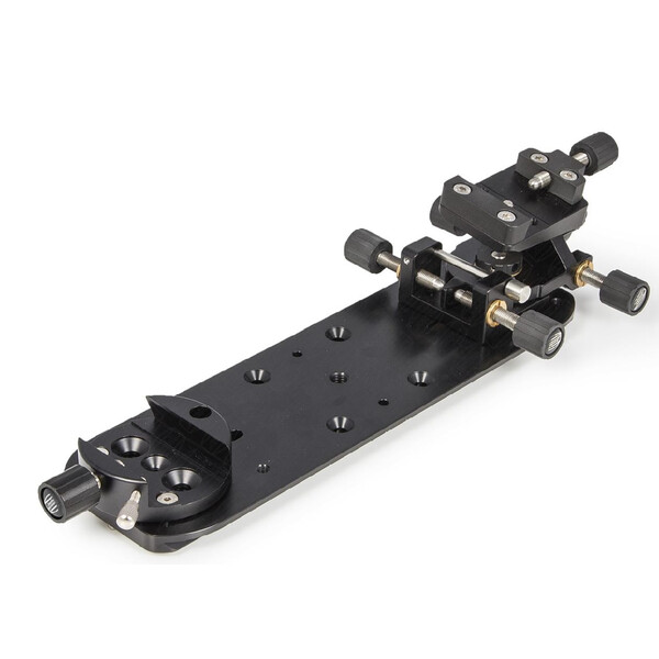 Baader Placa de montagem dupla e suporte para Anéis de fixação de telescópio guia, estilo Losmandy-Style