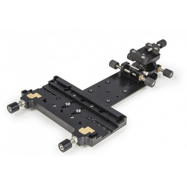 Baader Placa de montagem dupla e suporte para Anéis de fixação de telescópio guia, estilo Losmandy-Style