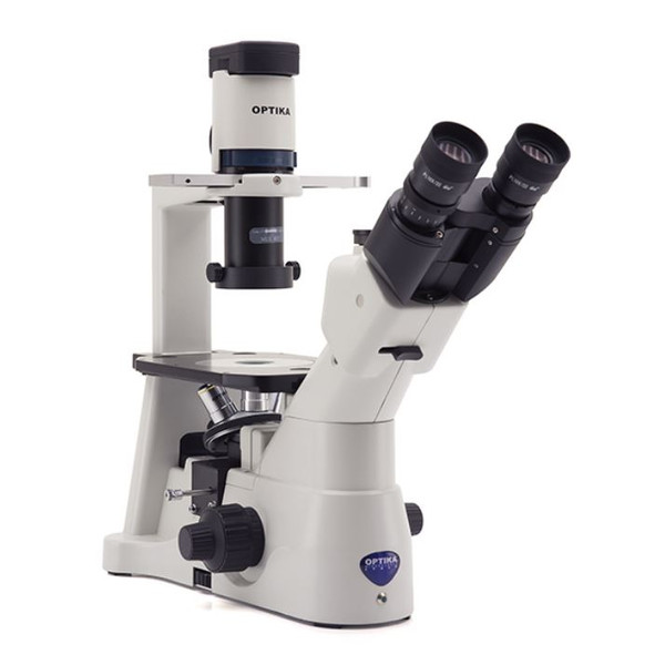 Optika Microscópio invertido IM-3LD, IOS, LED-FLUO, LWD, 400x, trino
