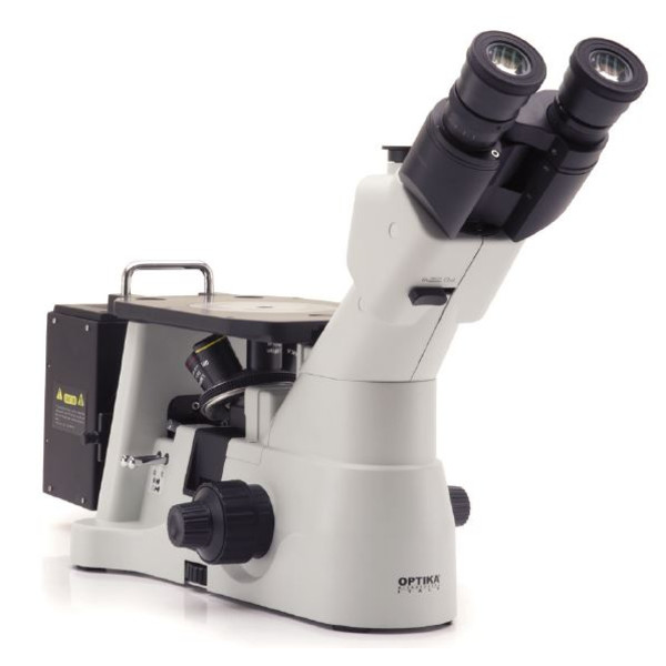 Optika Microscópio invertido Mikroskop IM-3MET-US, trino, invers, IOS LWD U-PLAN MET, 50x-500x, US