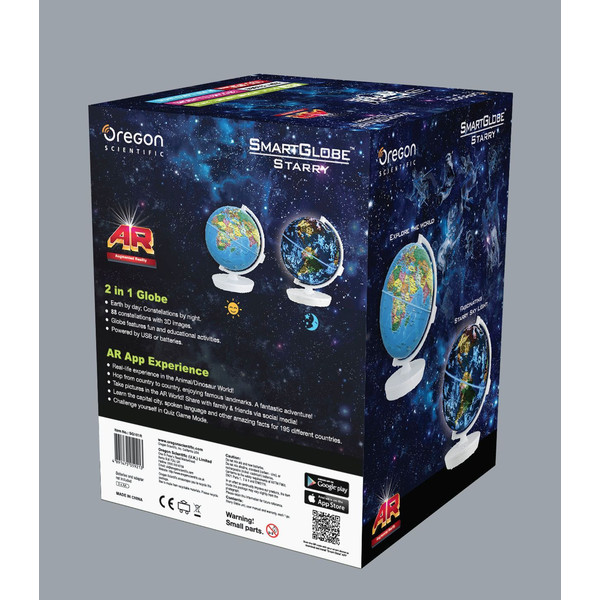 Oregon Scientific Globos para crianças Starry Globe Day&Night Augmented Reality 23cm