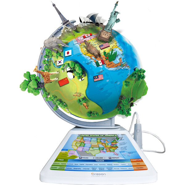 Oregon Scientific Globos para crianças Smart Globe Adventure 2.0 Augmented Reality 23cm