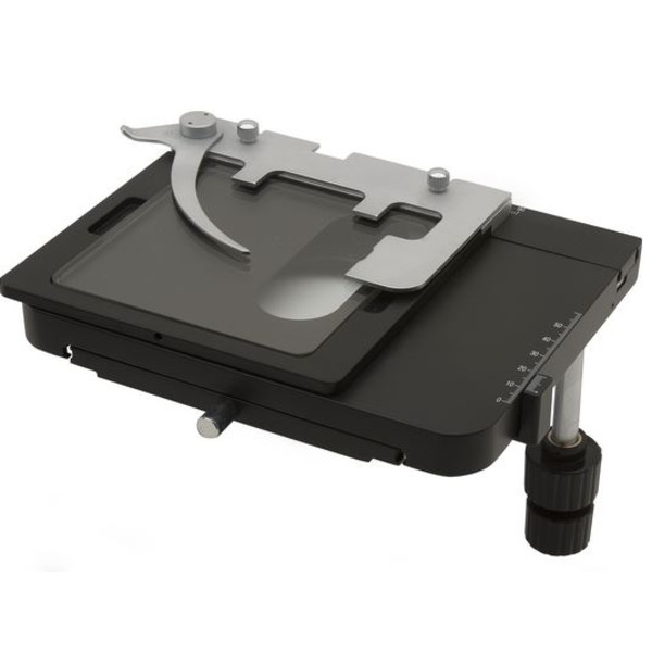 Optika Mesa cruzada metalúrgica M-1148, com encaixe de vidro
