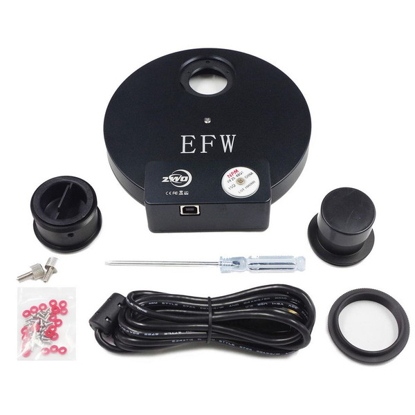 ZWO Roda de filtros motorizada EFW 8x1,25"