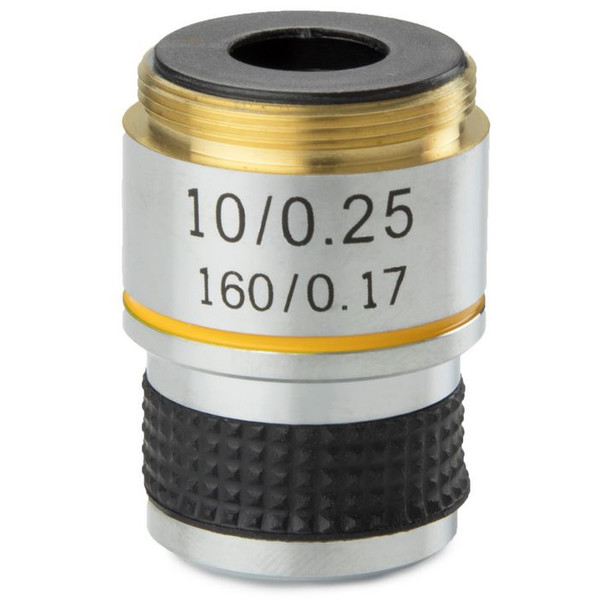 Euromex objetivo 10x/0.25 acro., Parafocal 35 mm, MB.7010 (MicroBlue)