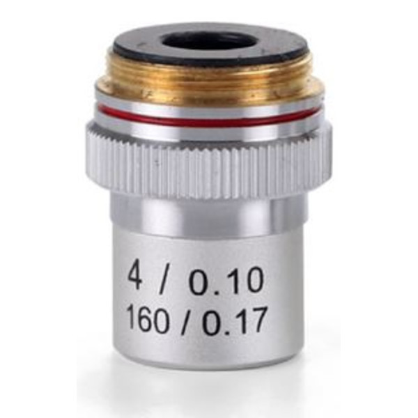 Euromex objetivo 4X/0.10 achro, DIN, EC.7004 microscope objective (for EcoBlue)