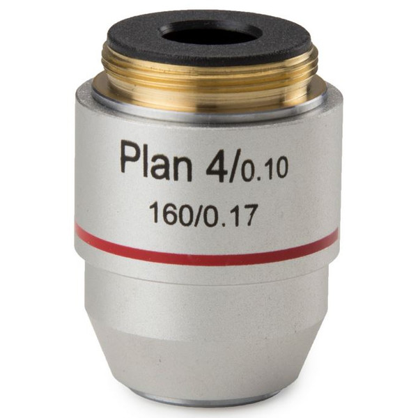 Euromex objetivo 4x/0.10 plano, DIN, BB.8804 (BioBlue.lab)