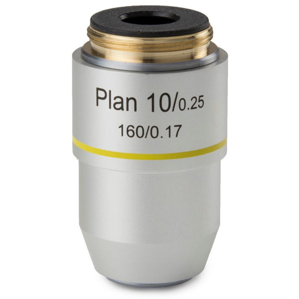 Euromex objetivo 10x/0.25 plano, DIN, BB.8810 (BioBlue.lab)