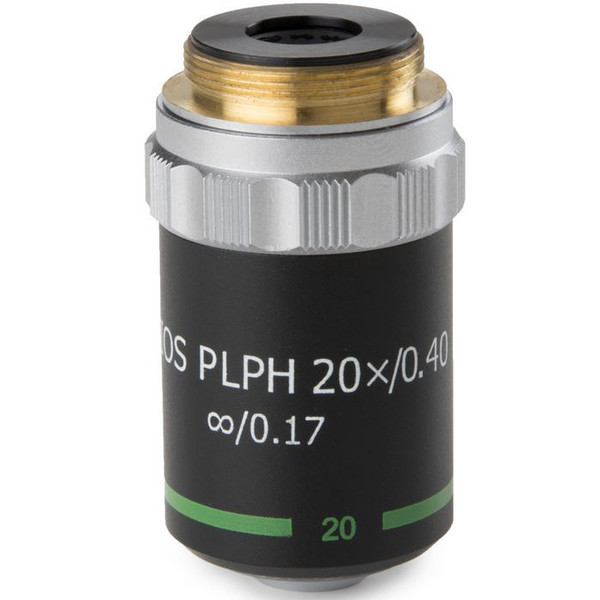 Euromex objetivo 20x/0.40, plano, fase, infinito, BB.7720 (BioBlue.lab)