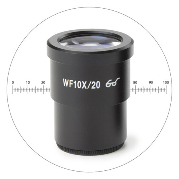 Euromex Ocular de medição HWF 10x/20 mm eyepiece with micrometer , SB.6010-M (StereoBlue)