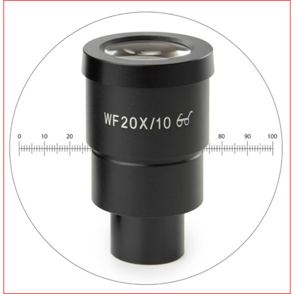 Euromex Ocular de medição HWF 20x/10 mm Okular mit Mikrometer, SB.6020-M (StereoBlue)