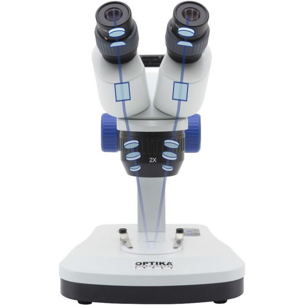 Optika Microscópio stéreo SFX-33, bino, 20x, 40x, stand fixed