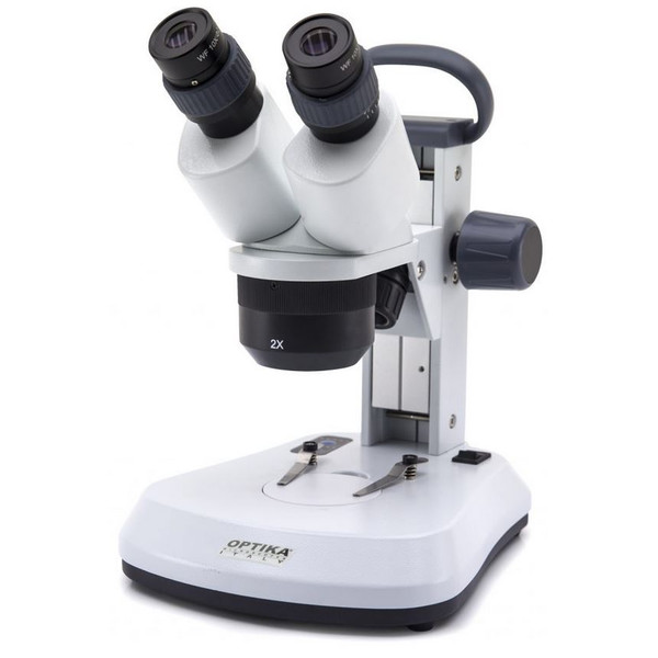 Optika Microscópio stéreo SFX-91, bino, 10x, 20x, 40x, Cremalheira, cabeça rotátil