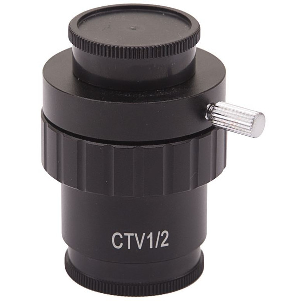 Optika Adaptador de câmera C-mount adapter ST-419, for 1/2" sensor, 0,5x, focusable (LAB 30)