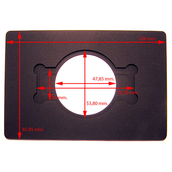 Motic Placa de Petri Ø 54mm, w. porta-objectos, 26x76mm