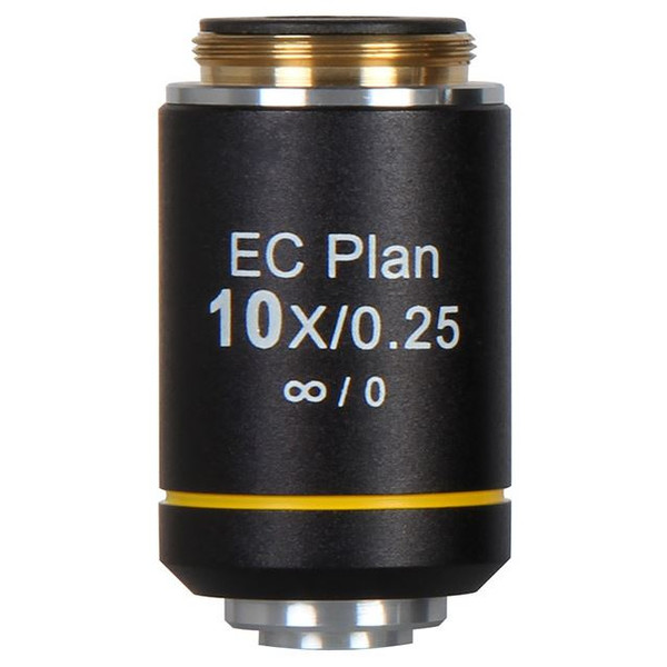 Motic objetivo EC PL, CCIS, plan, achro, NGC, 10X/0.25 w.d. 4.45mm microscope objective (BA-310 Elite)