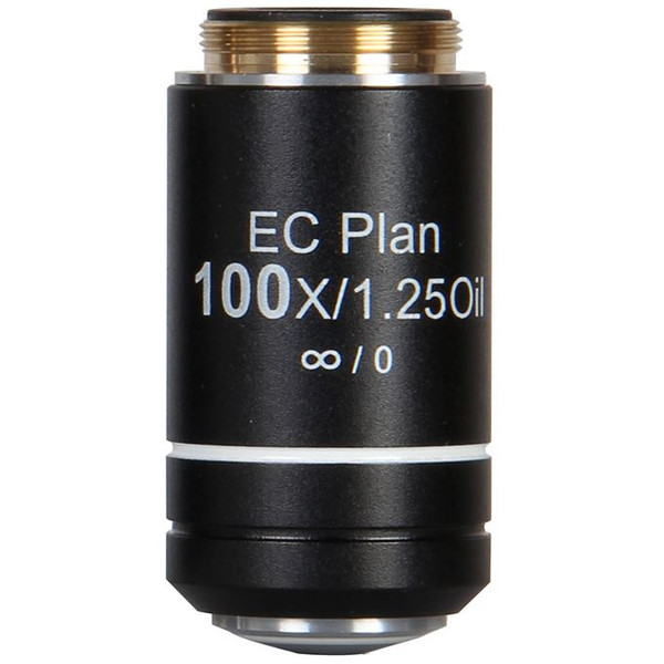 Motic Objetivo EC PL CCIS, plan, achro, NGC 100x/1.25, S, Oil w.d. 0.15mm (BA-310 Elite)