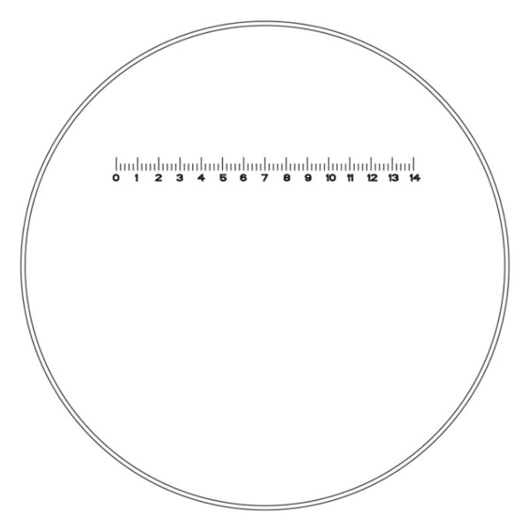 Motic Ocular de mediçãoWF10X/23mm, escala (14mm em 70 partes)