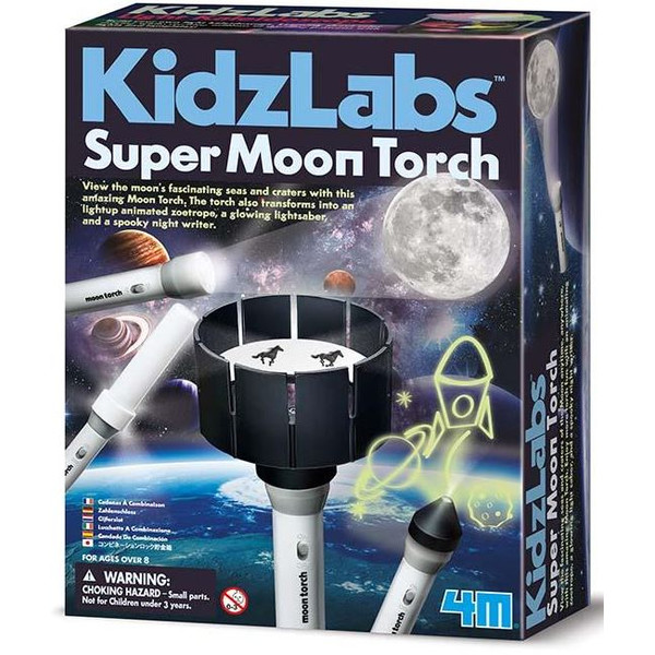 HCM Kinzel Lanterna KidzLabs Super Moon Torch Lanterna lunar