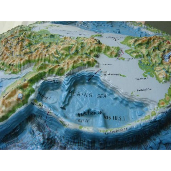 geo-institut Globo em relêvo Relief globe (english) 65cm