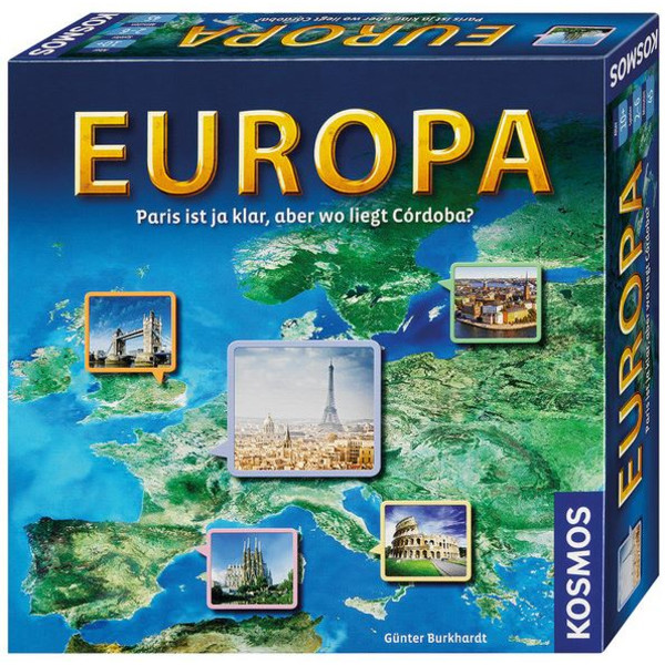 Kosmos Verlag Jogo Europa - Paris é claro, mas onde está Córdova?