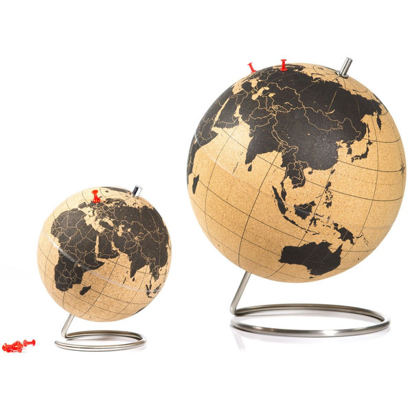 suck UK Globo Cork globe 25cm for pinning